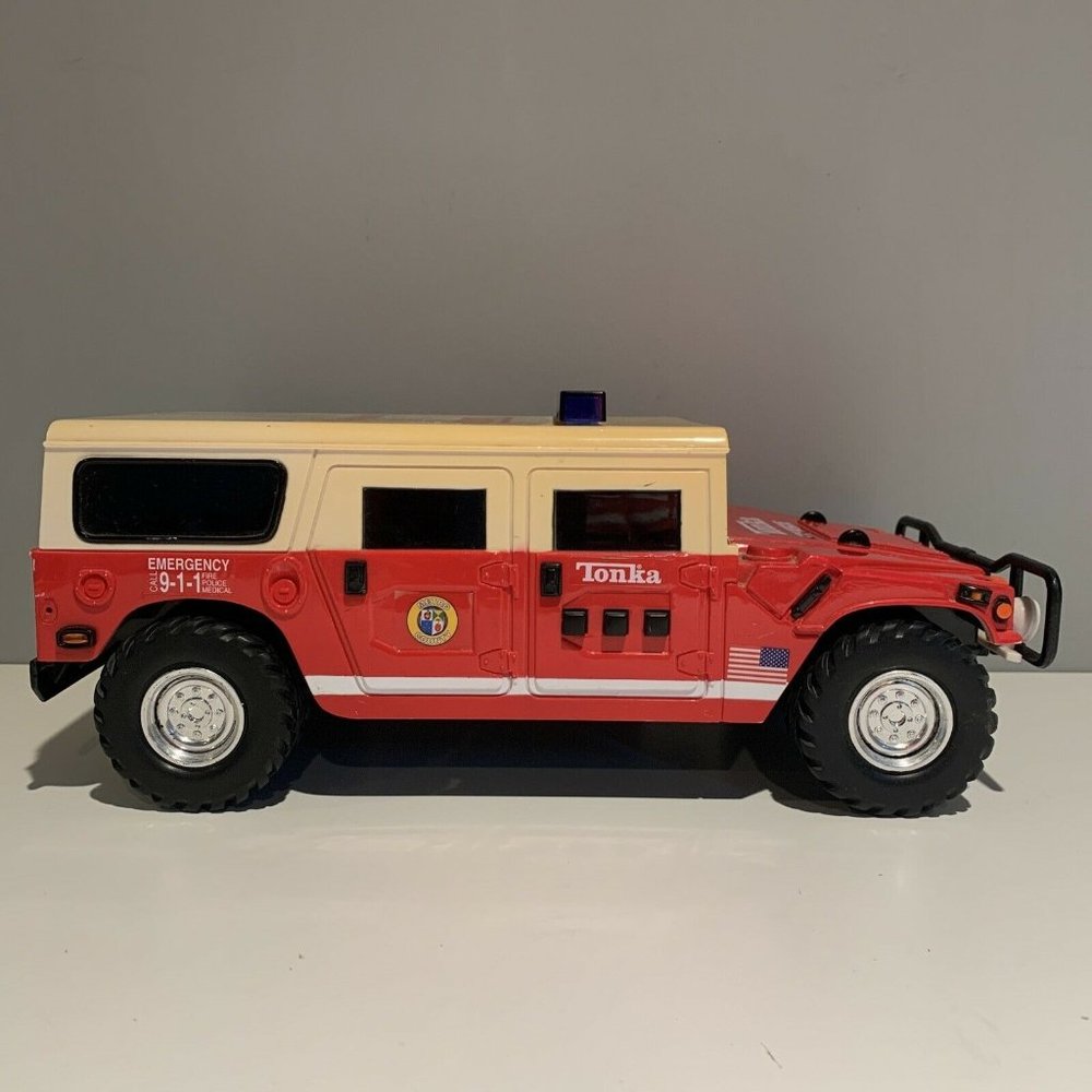 1999 Tonka Fire‎ Rescue Metro County Hummer Lights, Sirens & Talking